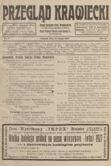 Przegląd Krawiecki : organ Związku Cech. Krawieckich na Rzeczypospolitą Polską : organ Polskiego Związku Cech. Krawieck. na Pomorze. R.3, 1927, nr 2 + wkładka