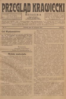 Przegląd Krawiecki : organ Związku Cech. Krawieckich na Rzeczpospolitą Polską. R.3, 1927, nr 11