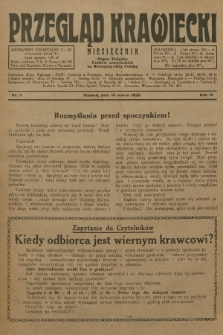 Przegląd Krawiecki : organ Związku Cechów Krawieckich na Rzeczpospolitą Polską. R.4, 1928, nr 3 + wkładka