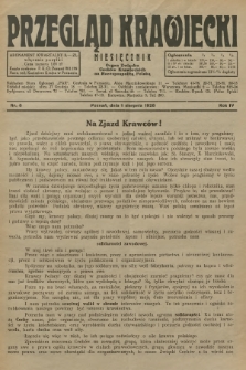 Przegląd Krawiecki : organ Związku Cechów Krawieckich na Rzeczpospolitą Polską. R.4, 1928, nr 8