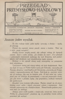 Przegląd Przemysłowo-Handlowy : czasopismo poświęcone sprawom przemysłu, handlu i finansów. R.1, 1921, № 3