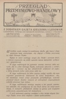 Przegląd Przemysłowo-Handlowy : czasopismo poświęcone sprawom przemysłu, handlu i finansów. R.2, 1922, kwiecień