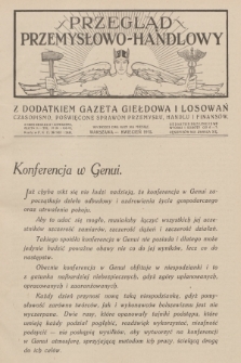 Przegląd Przemysłowo-Handlowy : czasopismo poświęcone sprawom przemysłu, handlu i finansów. R.2, 1922, kwiecień