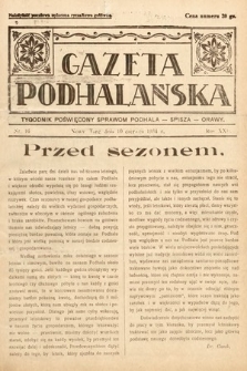 Gazeta Podhalańska : tygodnik poświęcony sprawom Podhala, Spisza, Orawy. 1934, nr 16