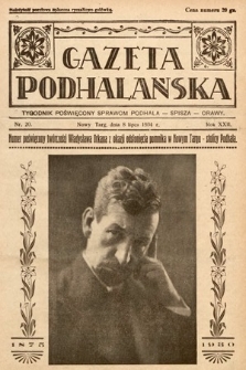 Gazeta Podhalańska : tygodnik poświęcony sprawom Podhala, Spisza, Orawy. 1934, nr 20