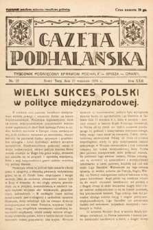 Gazeta Podhalańska : tygodnik poświęcony sprawom Podhala, Spisza, Orawy. 1934, nr 25