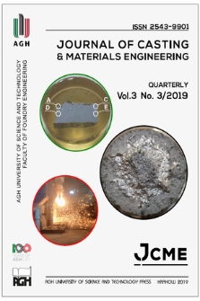 Journal of Casting & Materials Engineering : JCME. Vol. 3, 2019, no. 3