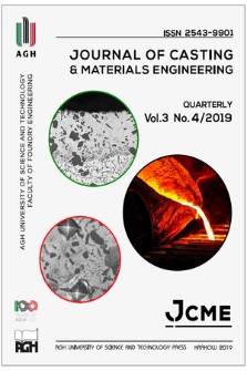 Journal of Casting & Materials Engineering : JCME. Vol. 3, 2019, no. 4