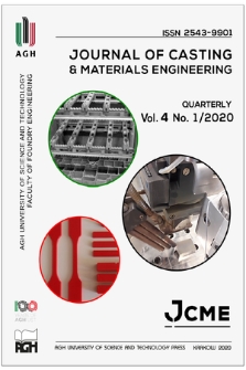 Journal of Casting & Materials Engineering : JCME. Vol. 4, 2020, no. 1