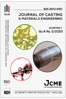 Journal of Casting & Materials Engineering : JCME. Vol. 4, 2020, no. 2
