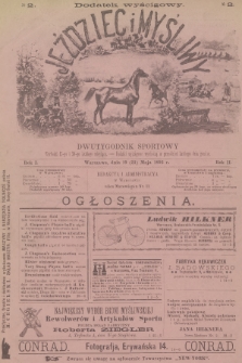Jeździec i Myśliwy : dodatek wyścigowy. R.2, 1892, № 2