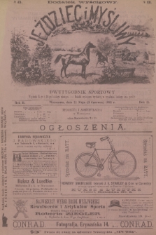 Jeździec i Myśliwy : dodatek wyścigowy. R.2, 1892, № 3