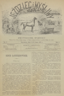 Jeździec i Myśliwy : dwutygodnik sportowy. R.1, 1891, nr 7