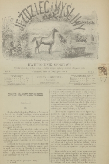 Jeździec i Myśliwy : dwutygodnik sportowy. R.1, 1891, nr 8