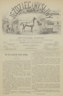 Jeździec i Myśliwy : dwutygodnik sportowy. R.1, 1891, nr 9