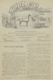 Jeździec i Myśliwy : dwutygodnik sportowy. R.1, 1891, nr 10