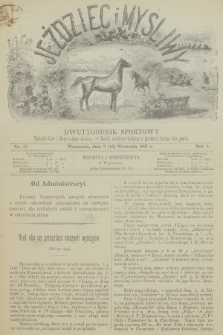 Jeździec i Myśliwy : dwutygodnik sportowy. R.1, 1891, nr 11
