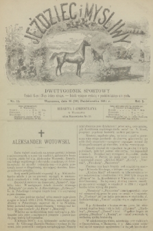 Jeździec i Myśliwy : dwutygodnik sportowy. R.1, 1891, nr 14