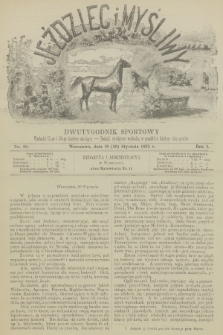 Jeździec i Myśliwy : dwutygodnik sportowy. R.1, 1892, nr 20