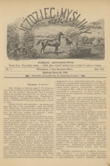 Jeździec i Myśliwy : pismo sportowe. R.12, 1902, nr 1