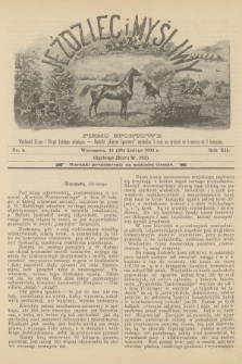 Jeździec i Myśliwy : pismo sportowe. R.12, 1902, nr 4