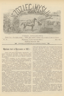 Jeździec i Myśliwy : pismo sportowe. R.12, 1902, nr 11