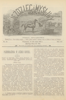 Jeździec i Myśliwy : pismo sportowe. R.12, 1902, nr 14
