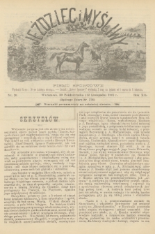 Jeździec i Myśliwy : pismo sportowe. R.12, 1902, nr 20