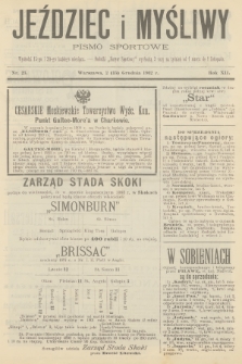 Jeździec i Myśliwy : pismo sportowe. R.12, 1902, nr 23