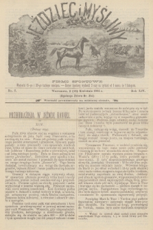 Jeździec i Myśliwy : pismo sportowe. R.14, 1904, nr 7