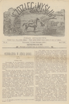 Jeździec i Myśliwy : pismo sportowe. R.14, 1904, nr 8