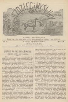 Jeździec i Myśliwy : pismo sportowe. R.14, 1904, nr 10