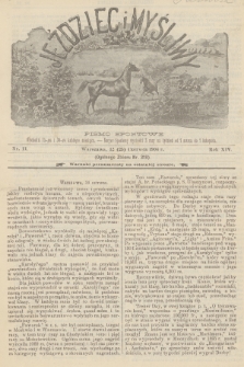 Jeździec i Myśliwy : pismo sportowe. R.14, 1904, nr 11