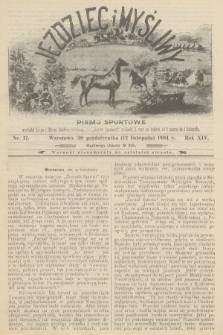 Jeździec i Myśliwy : pismo sportowe. R.14, 1904, nr 17