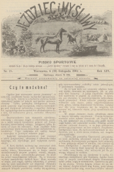 Jeździec i Myśliwy : pismo sportowe. R.14, 1904, nr 18