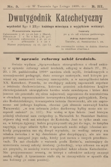 Dwutygodnik Katechetyczny. R.3, 1899, nr 3