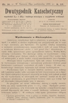 Dwutygodnik Katechetyczny. R.3, 1899, nr 16