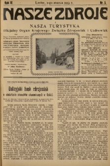 Nasze Zdroje i Nasza Turystyka : całoroczne pismo ilustrowane poświęcone zdrojowiskom, miejscom klimatycznym, sanatorjom, turystyce i ruchowi przejezdnych : oficjalny organ Krajowego Związku Zdrojowisk i Uzdrowisk [...]. R. 4, 1913, nr 5