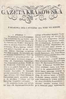 Gazeta Krakowska. 1819 , nr 2