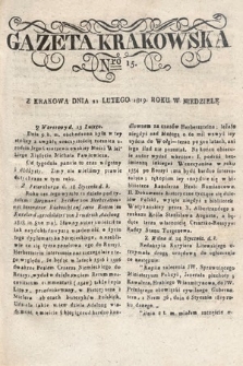 Gazeta Krakowska. 1819 , nr 15