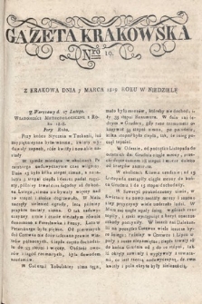 Gazeta Krakowska. 1819 , nr 19