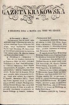 Gazeta Krakowska. 1819 , nr 20