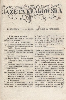 Gazeta Krakowska. 1819 , nr 23