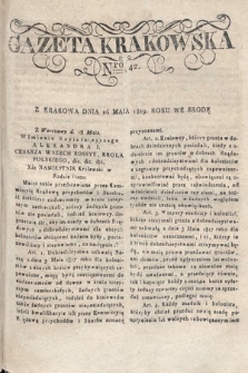 Gazeta Krakowska. 1819 , nr 42