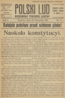 Polski Lud : niezawisły tygodnik ludowy. R.1, 1919, nr 8
