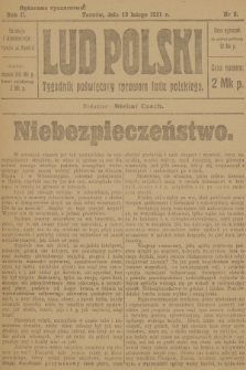 Lud Polski : tygodnik poświęcony sprawom ludu polskiego. R.2, 1921, nr 8