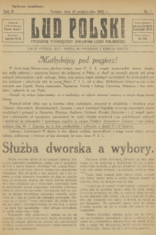 Lud Polski : tygodnik poświęcony sprawom ludu polskiego. R.3, 1922, nr 7