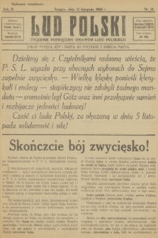 Lud Polski : tygodnik poświęcony sprawom ludu polskiego. R.3, 1922, nr 12