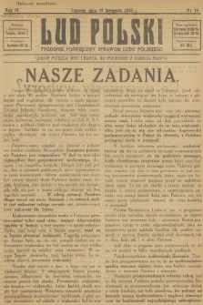 Lud Polski : tygodnik poświęcony sprawom ludu polskiego. R.3, 1922, nr 13