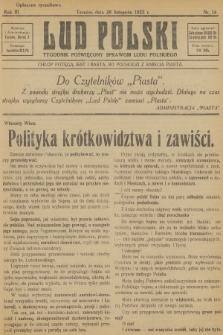 Lud Polski : tygodnik poświęcony sprawom ludu polskiego. R.3, 1922, nr 14